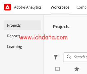 Adobe Analytics的操作界面（着陆页）
