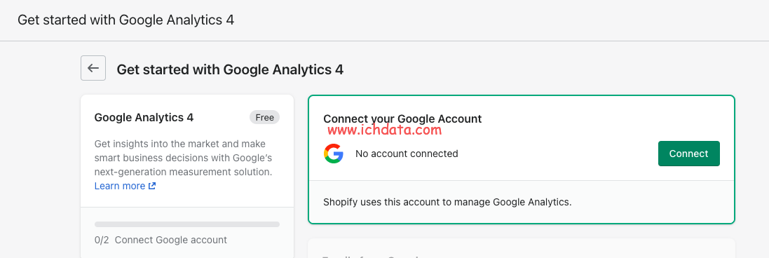 Shopify布署Google Analytics 4 电子商务（Google Channel APP）